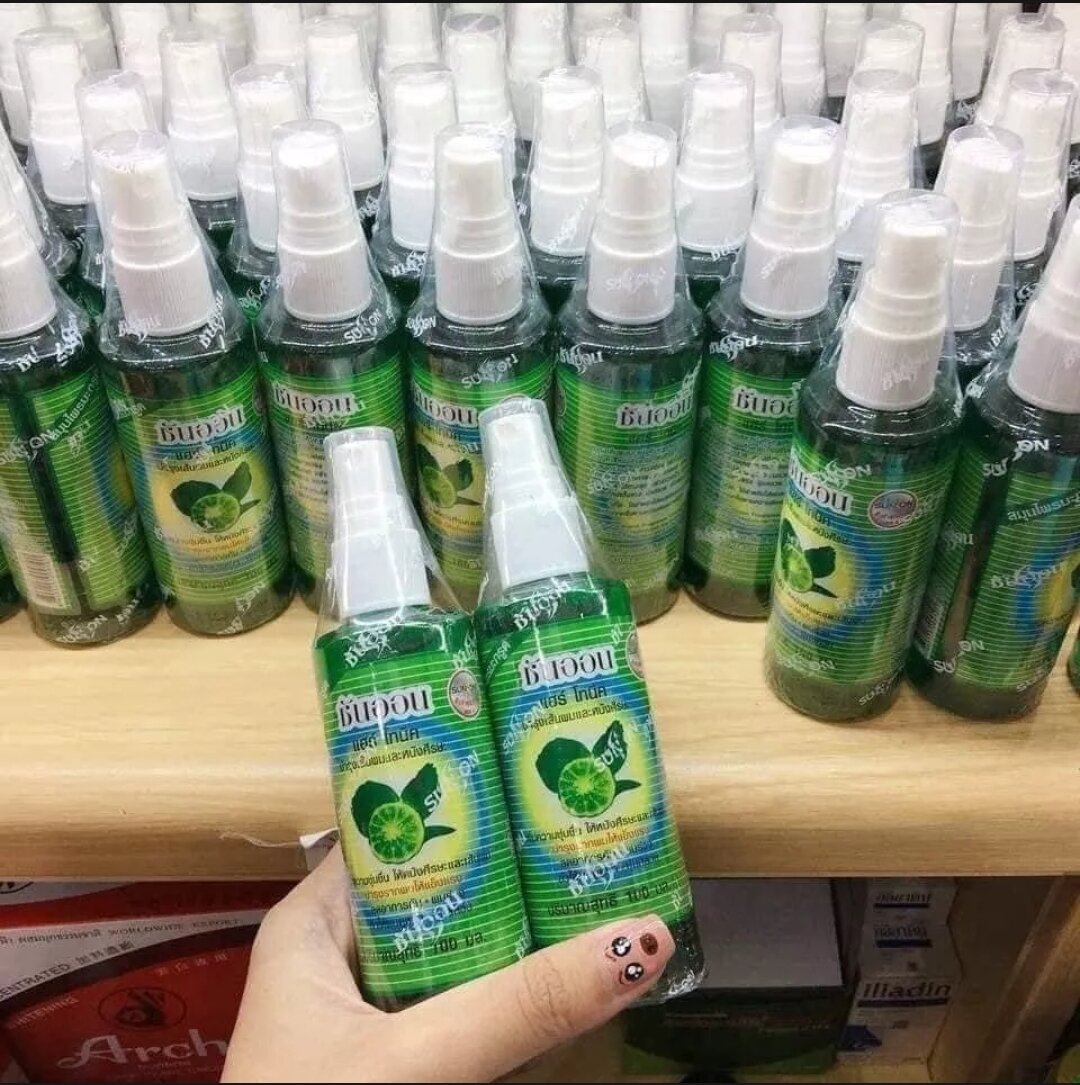 Tinh dầu bưởi bạc hà xịt tóc Sun On Thái Lan 100ml