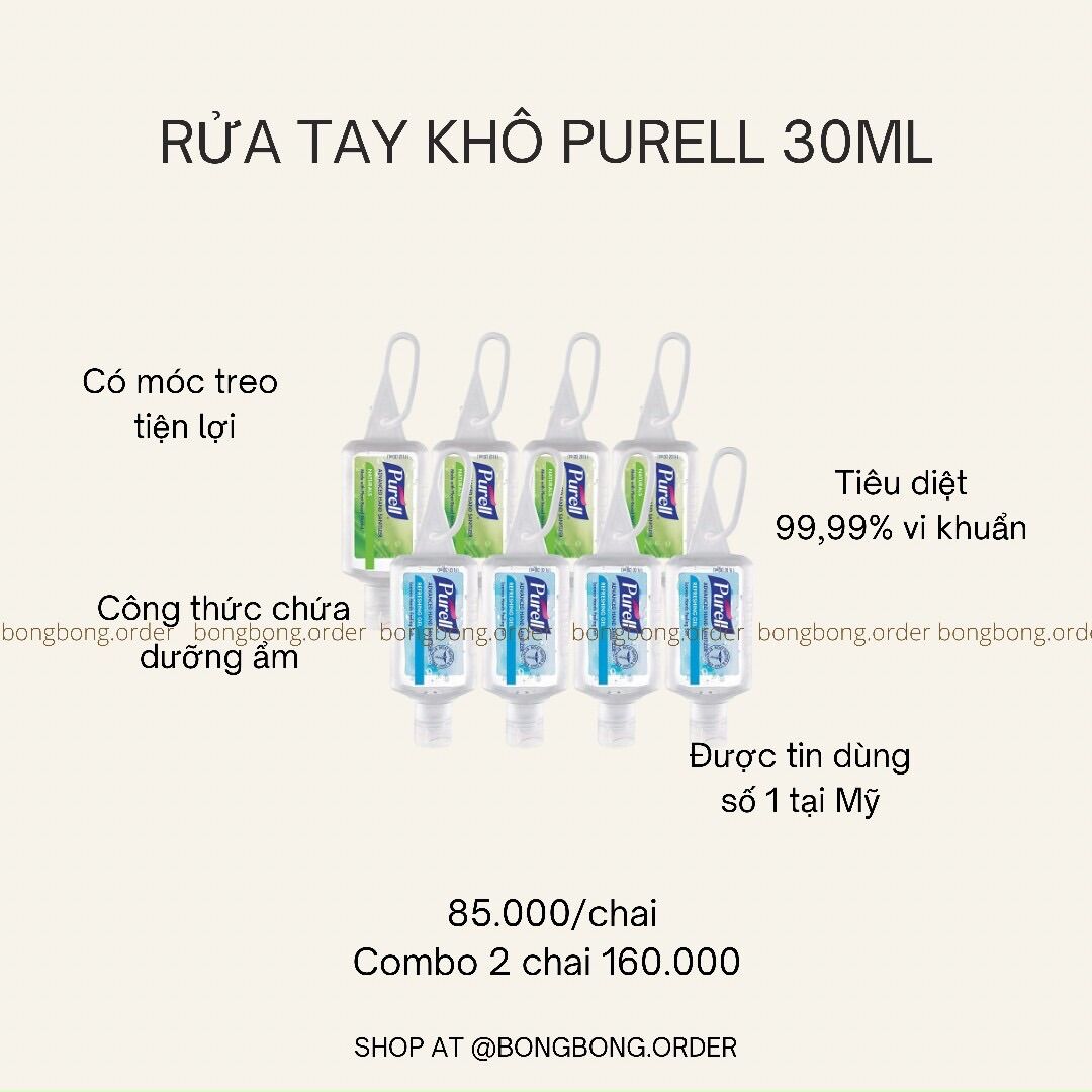 Nước rửa tay khô Purell 30ml