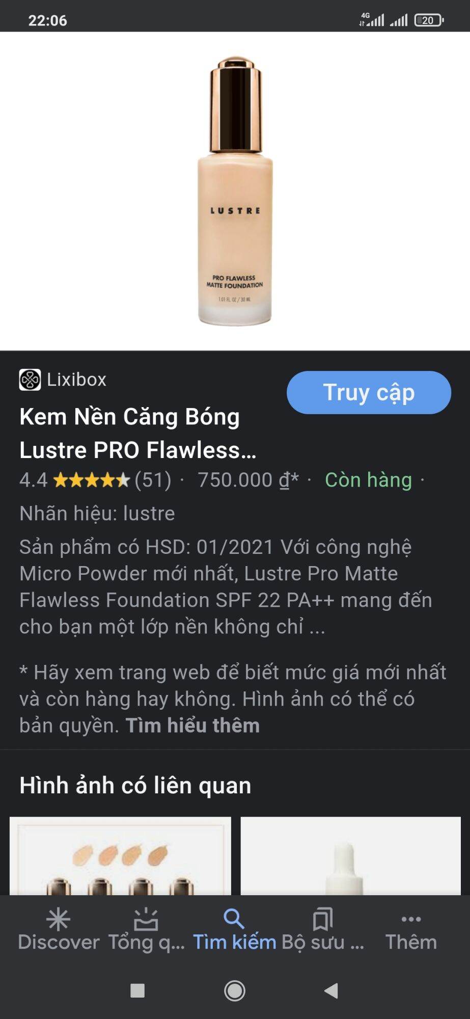 Kem Nền Siêu Mịn Căng Bóng LUSTRE PRO