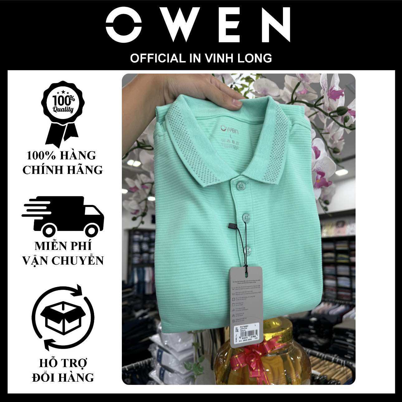 Áo Polo nam Owen form BodyFit còn size L