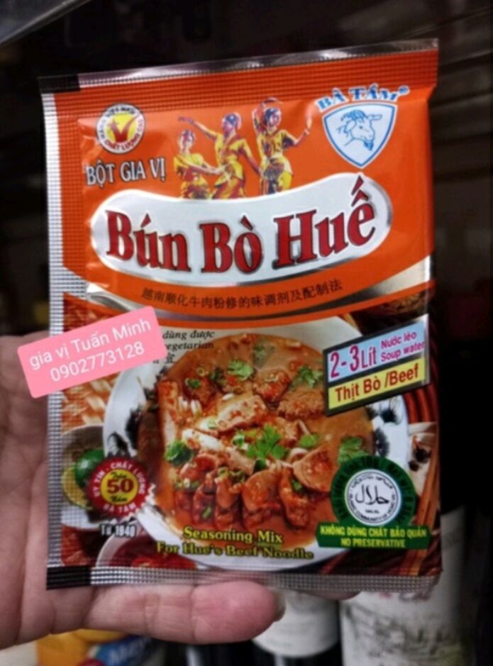 Bột gia vị bún bò huế bà tám gói 10gr