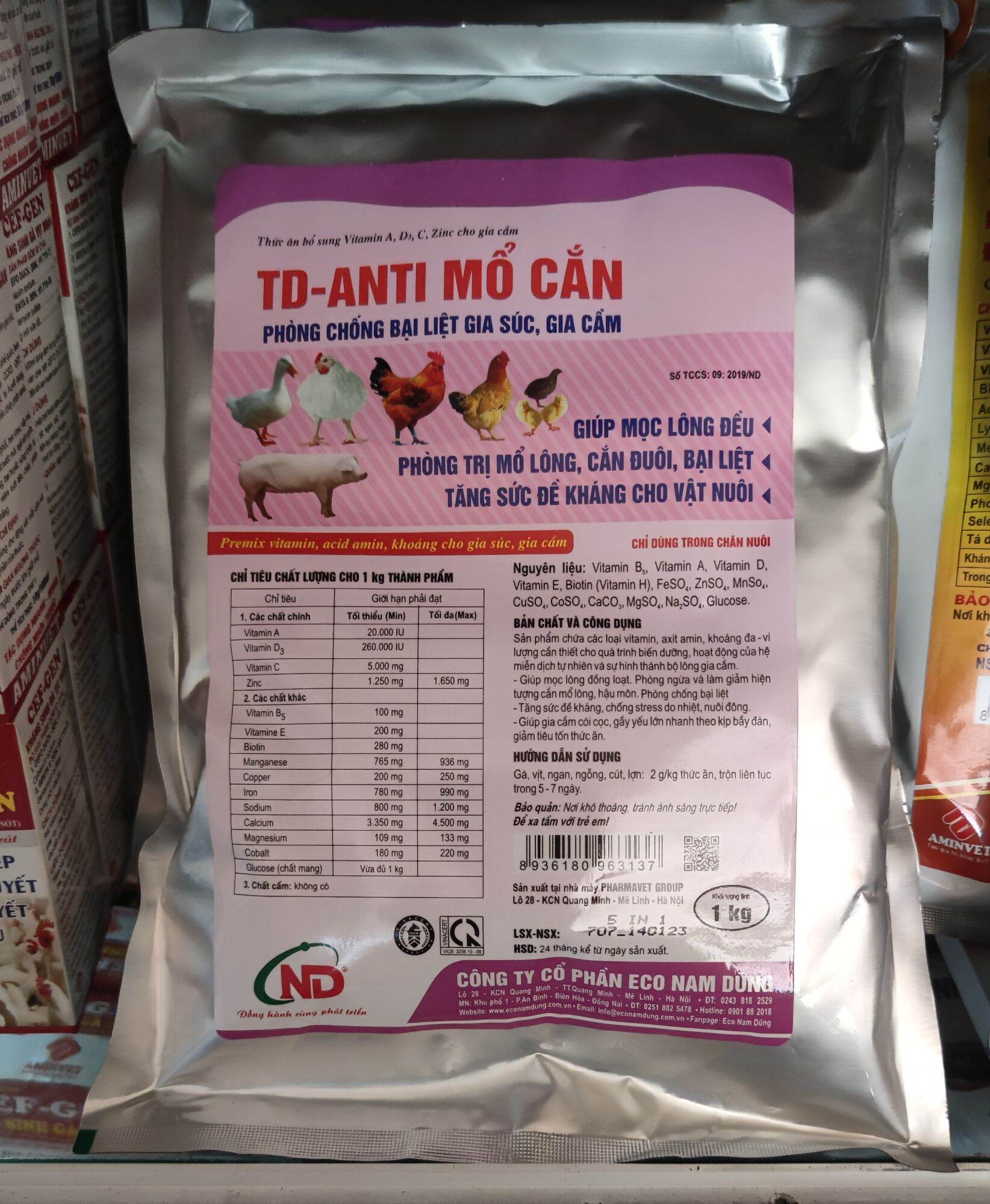 Anti mổ cắn 1kg