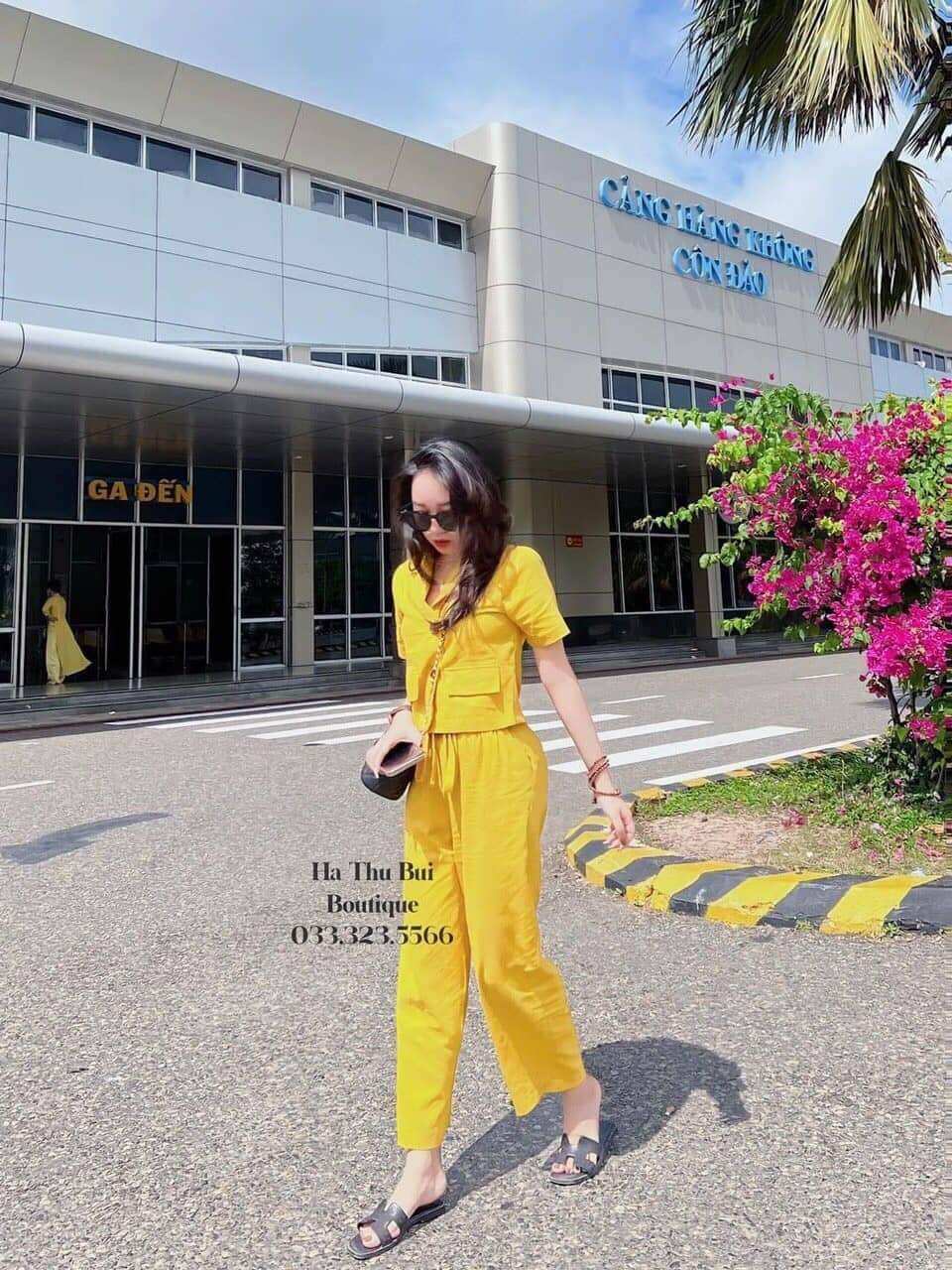 Set đũi tơ cổ vét quần 9 tấc đẹp