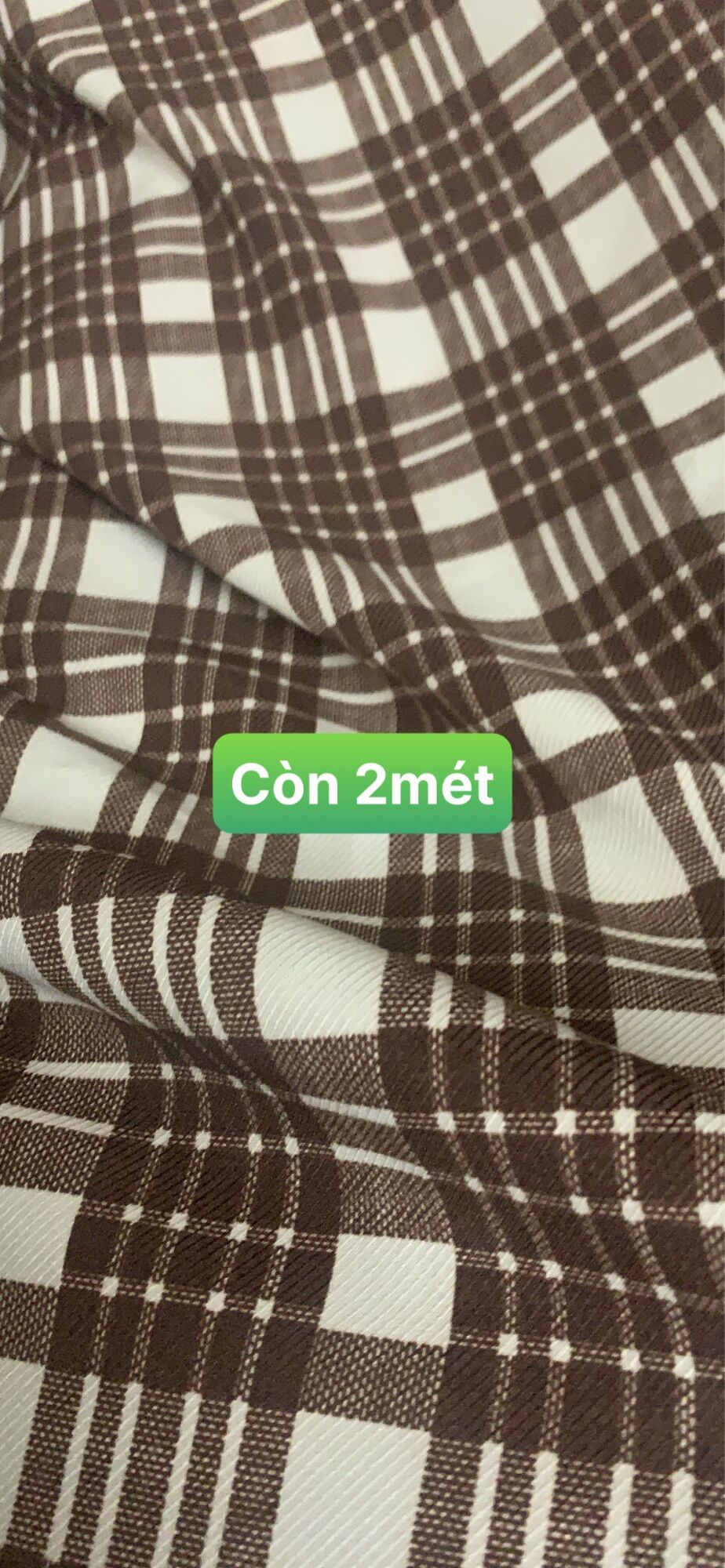 1 mét vải thô karo may sơ mi, áo chống nắng, váy