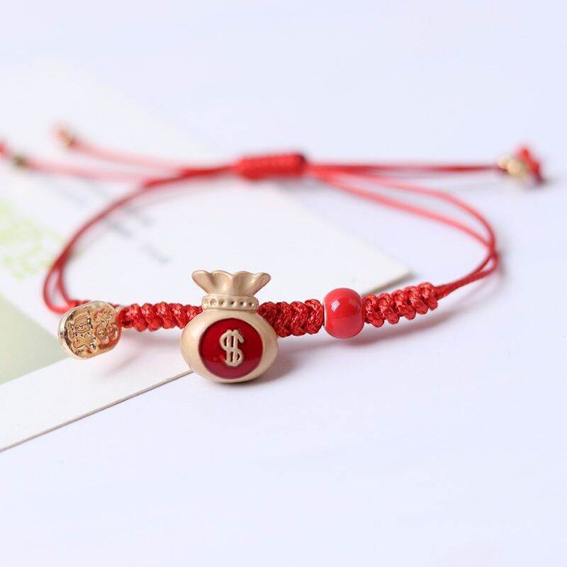 Vòng tay bện dây màu đỏ thời trang #vongtay #vong tay #vòngtay #vòng tay
