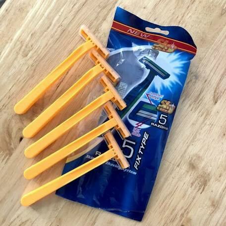 Bộ 5 cây cạo râu vàng eromax