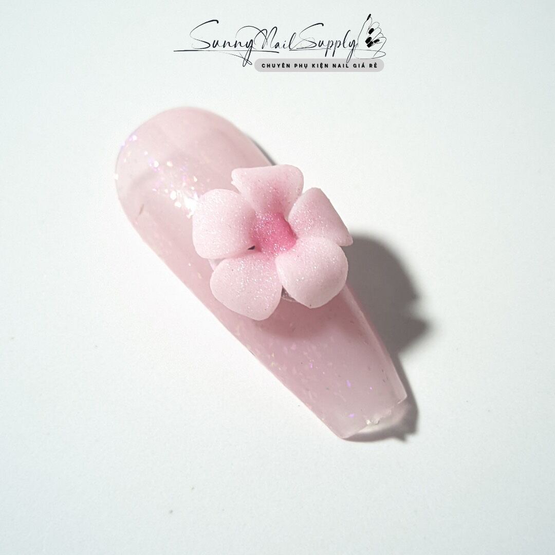 Hoa bột nail / hoa đính tay ( hoa đậu ombre , hoa sứ ) trang trí móng tay ( giá 1 bông )
