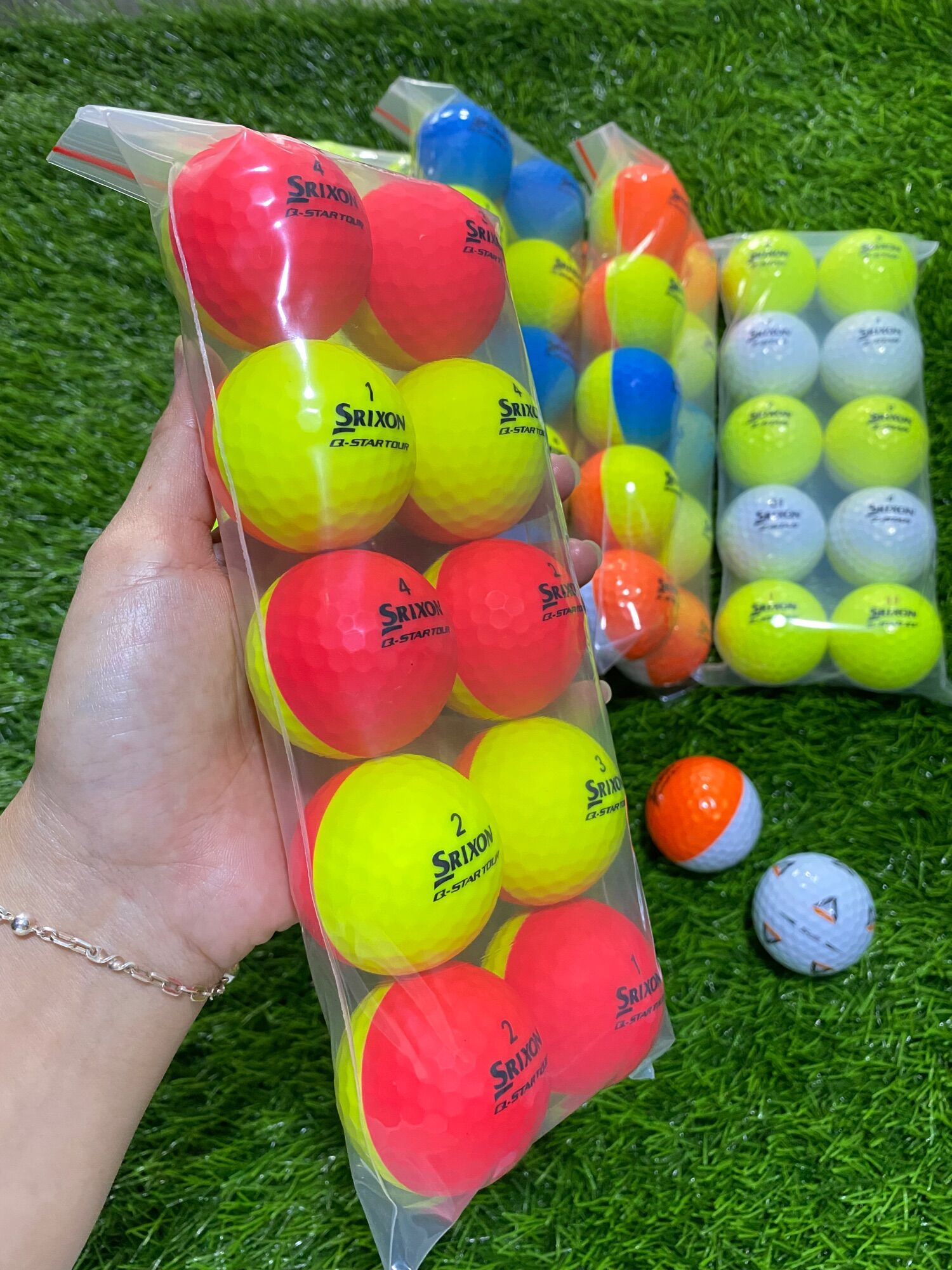  Bóng golf Srixon 2 màu  combo 10 quả  