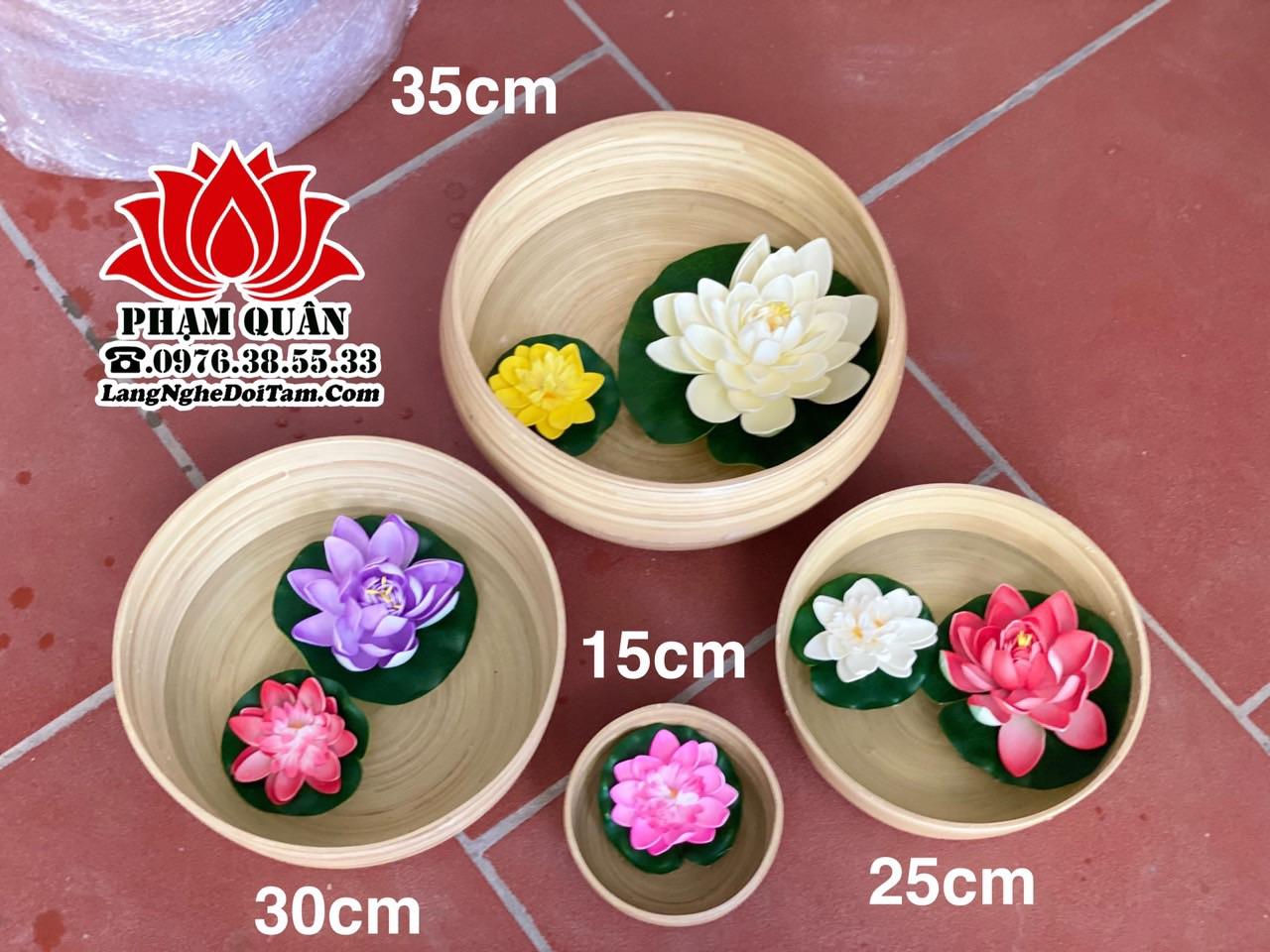 Chậu ngâm chân, chậu tre ngâm chân ngâm tay làm Nail