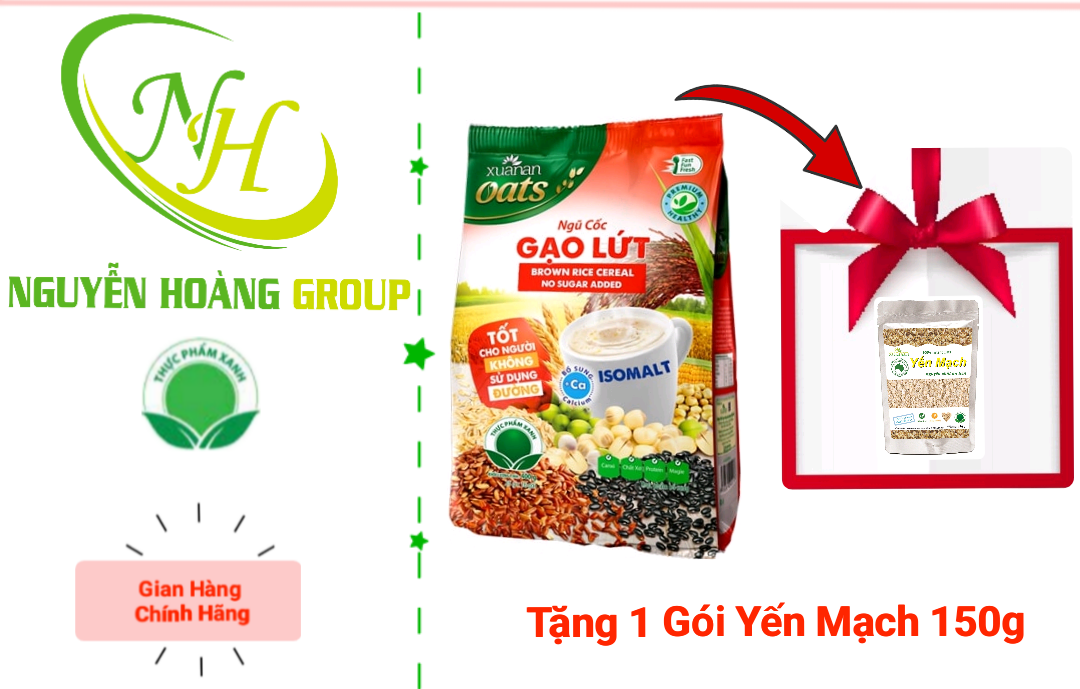 XUÂN AN - Ngũ Cốc Yến Mạch Ít Đường 400g