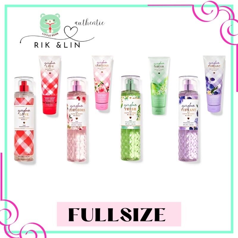 Auth_fullsize gingham fresh |gingham love | gingham gorgeous |gingham vibrant _ xịt thơm body mist