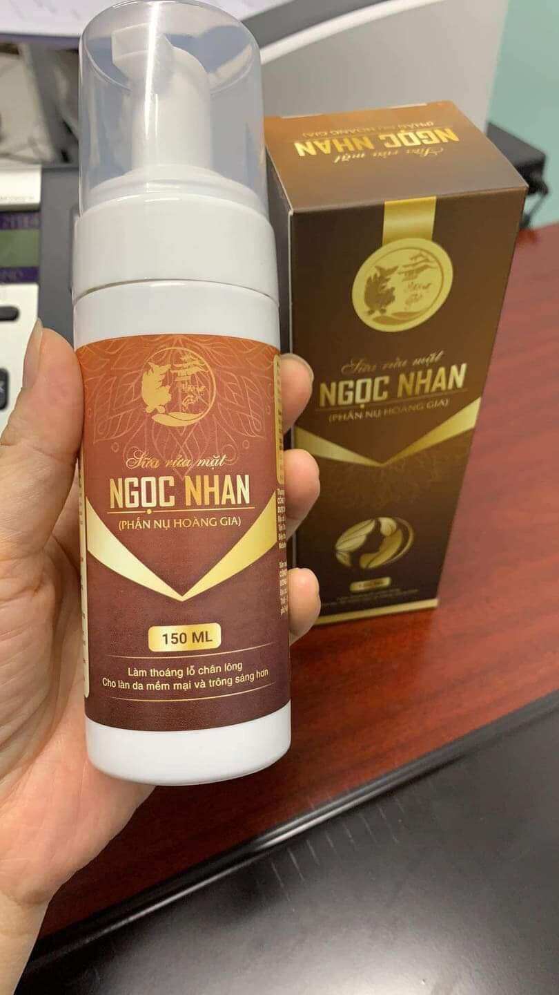 NGỌC NHAN (Phấn Nụ Hoàng Gia)-Sữa rửa mặt cao cấp.