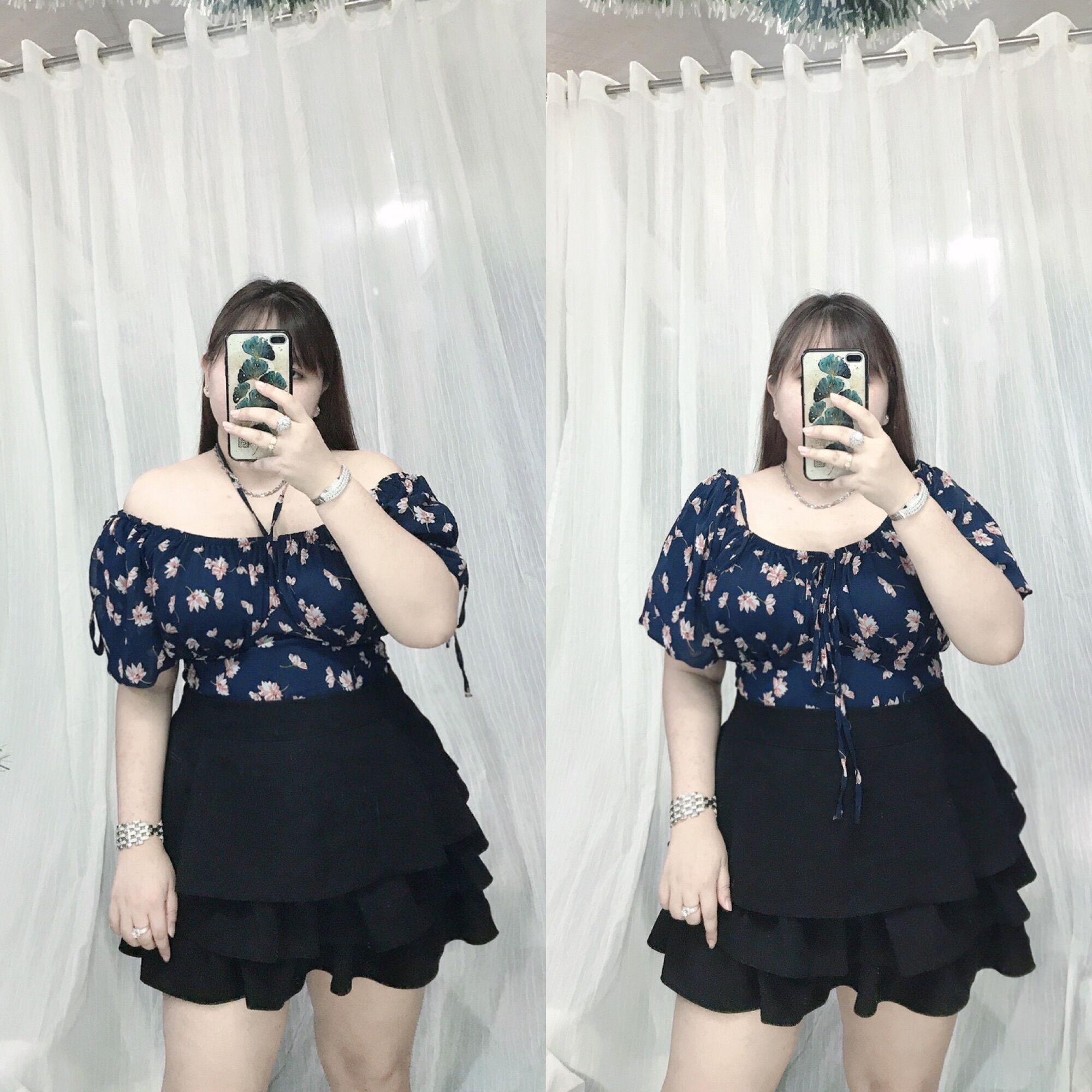 [Bigsize 60-80kg] Áo voan cúp ngực
