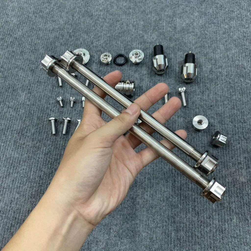 Cốt bánh trước sau xe Sirius Salaya kèm tán như hình