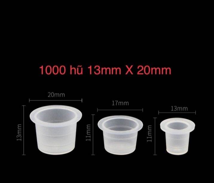 1000 hũ mực ko chân 8mm X 10.5mm