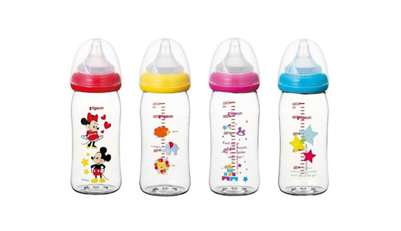 [Tặng 1 núm ti] Bình sữa cổ rộng pigeon PPSU 240ml