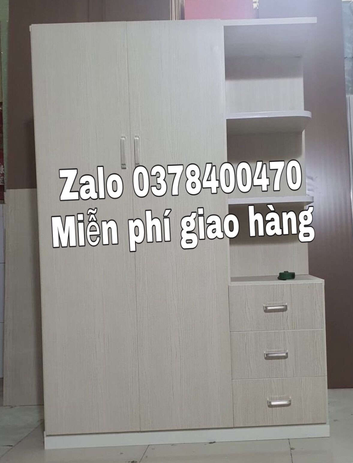 Tủ nhựa đài loan 2 cánh 1kệ