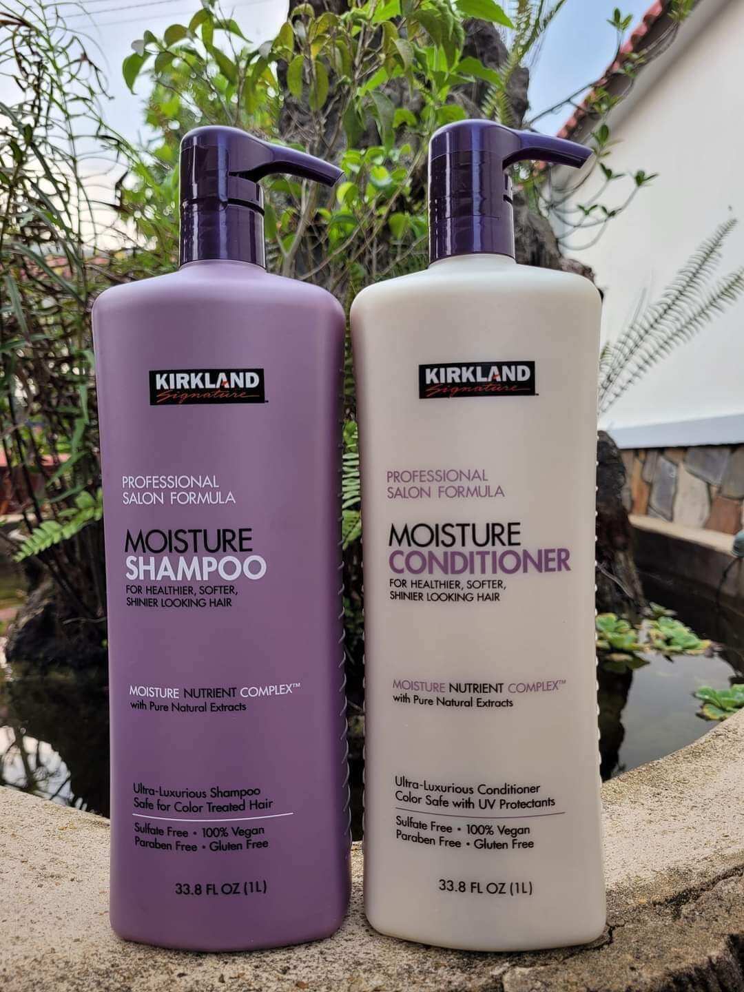 Dầu gội phục hồi tóc hư tổn Kirkland Signature Moisture 1 lít