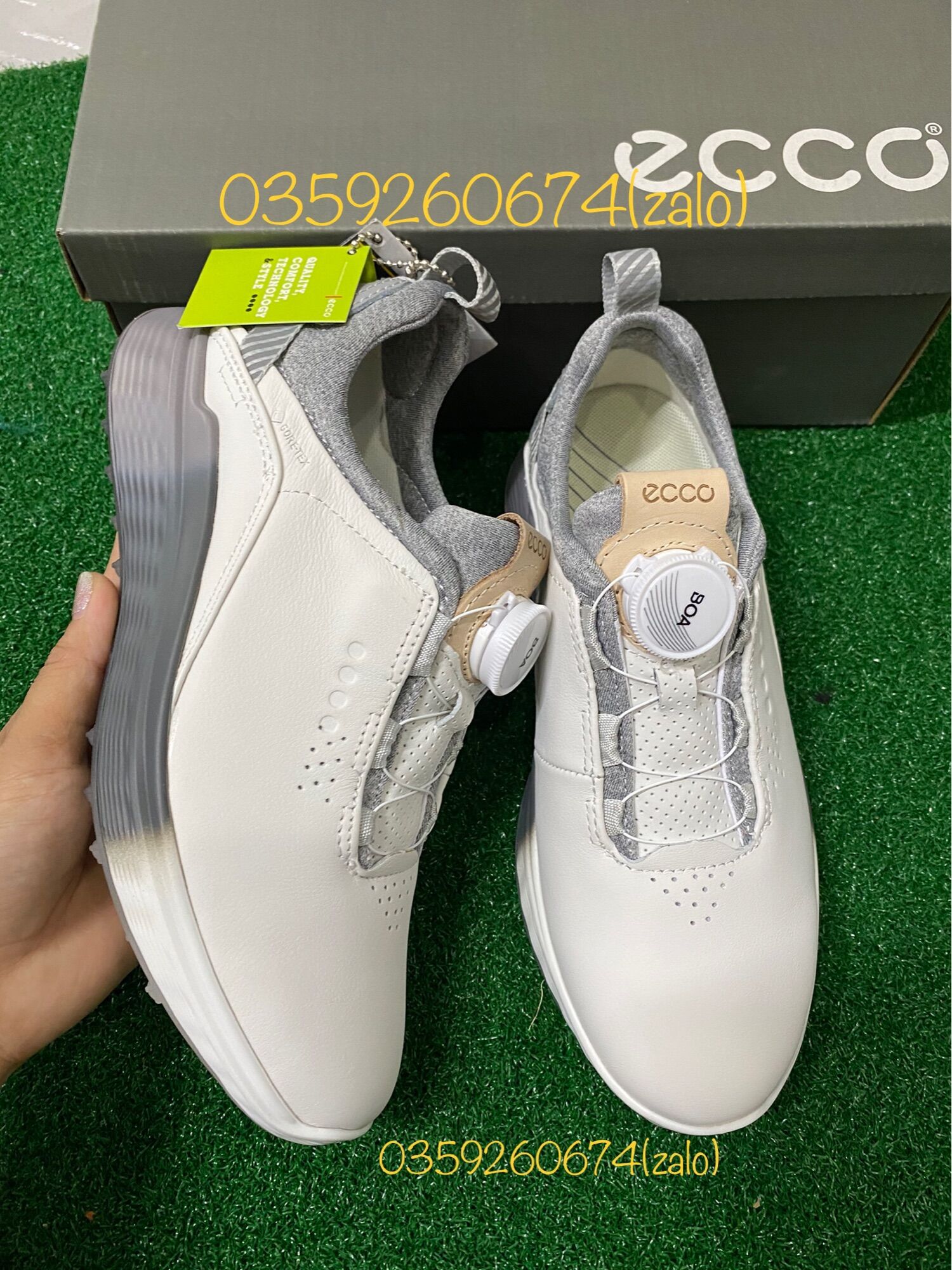Giày golf nữ ecco nút vặn- Hàng Nhập Khẩu
