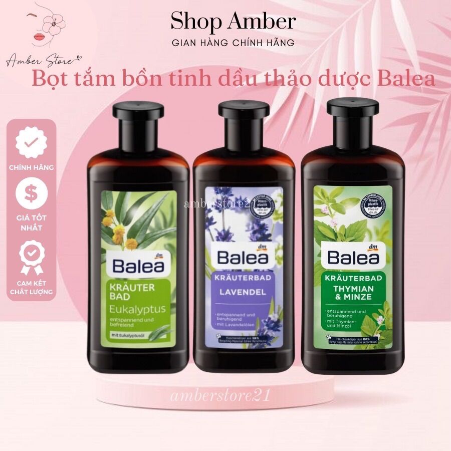 Bọt tắm bồn tinh dầu thảo dược Balea