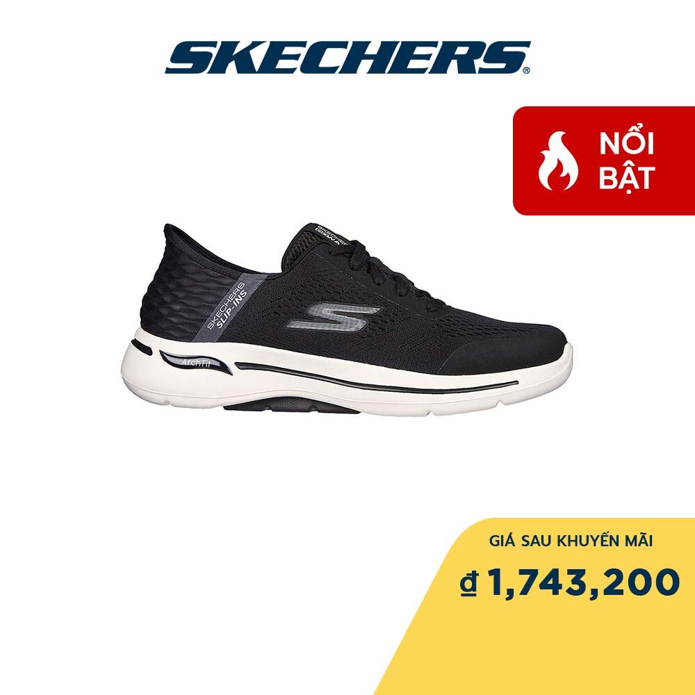 [Chỉ Ngày hội thành viên - Voucher 10%] Skechers Nam Giày Thể Thao Thường Ngày Slip-Ins GOwalk Arch Fit Simplicity - 216258-BLK