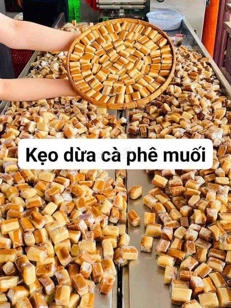 Kẹo dừa sáp cafe muối dẻo cực ngon 400g