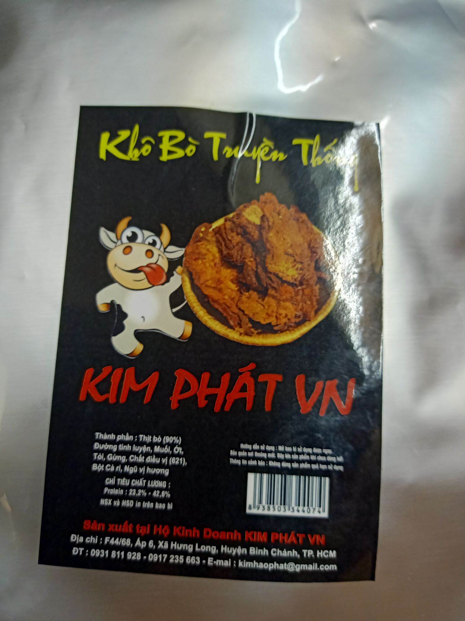 500g khô bò viên