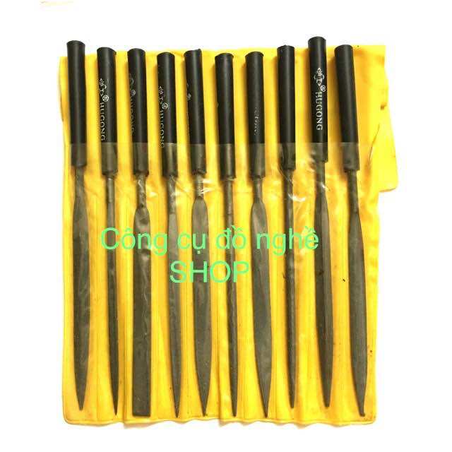 [HCM]bộ dũa đen 10 cây đủ kiểu các loại