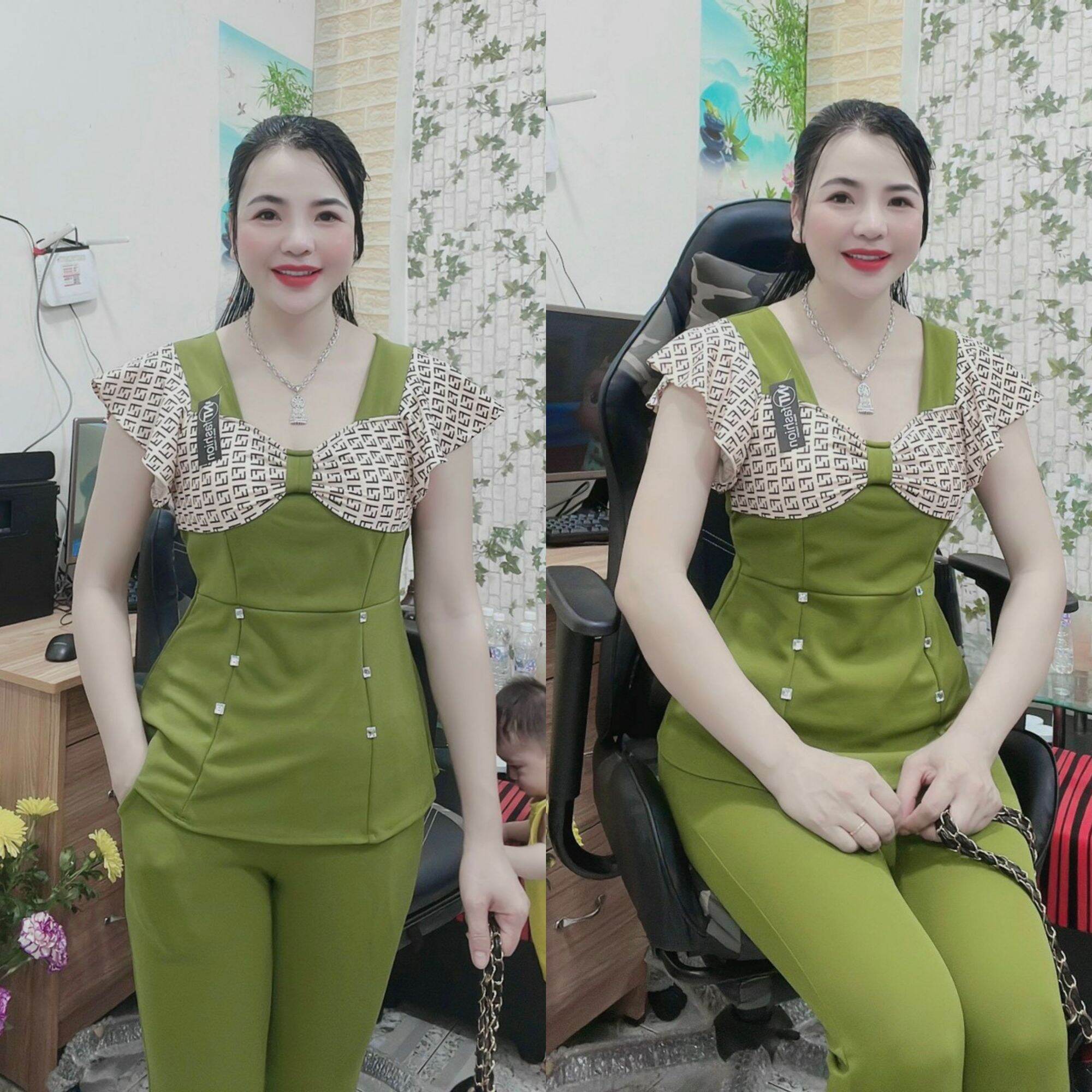 Sét đồ bộ thun cat hàn phối nơ xinh fom 42kg 58kg .58kg 67kg