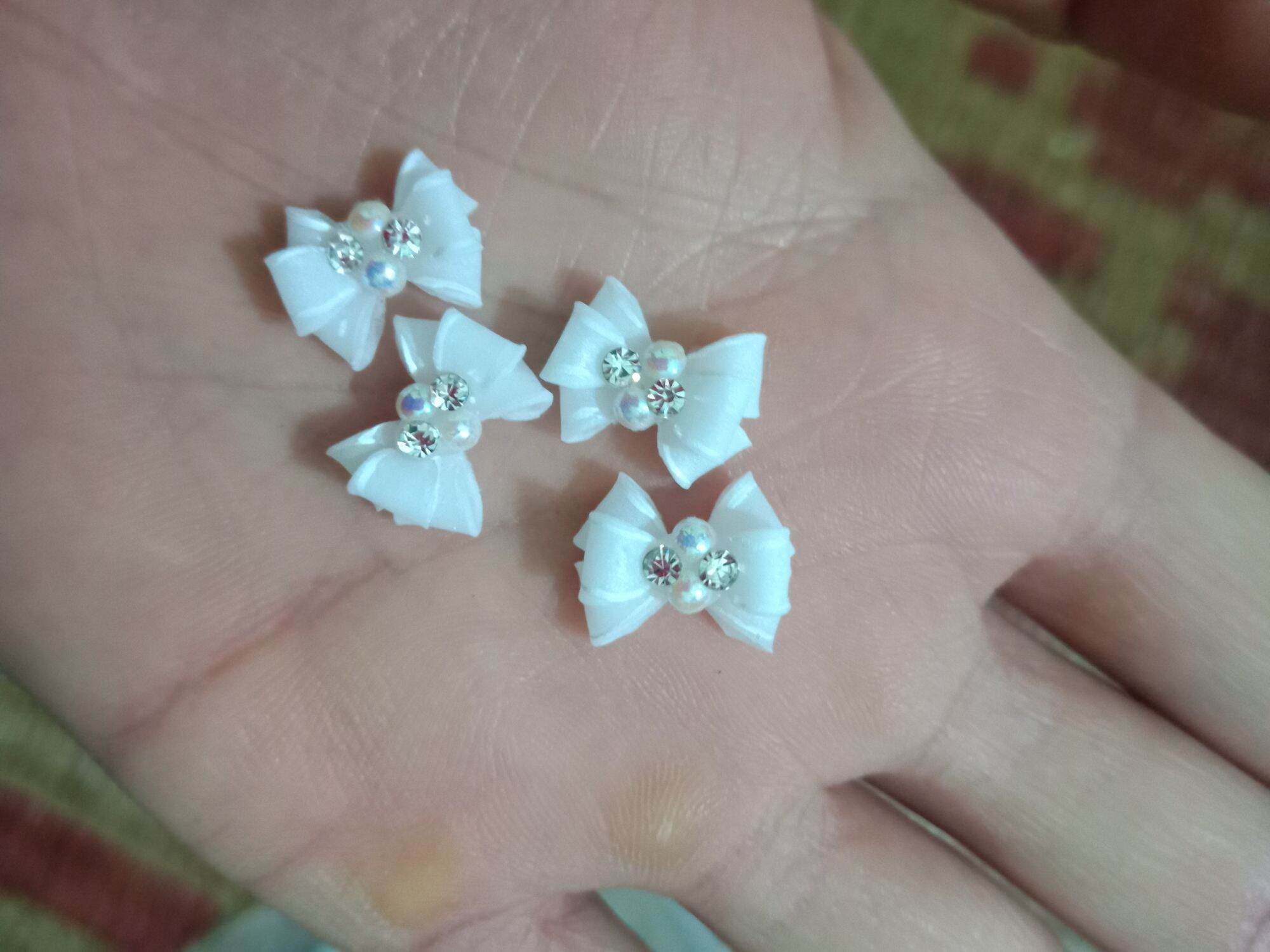 hoa bột nail, nơ bột thương hiệu sét 10 bông