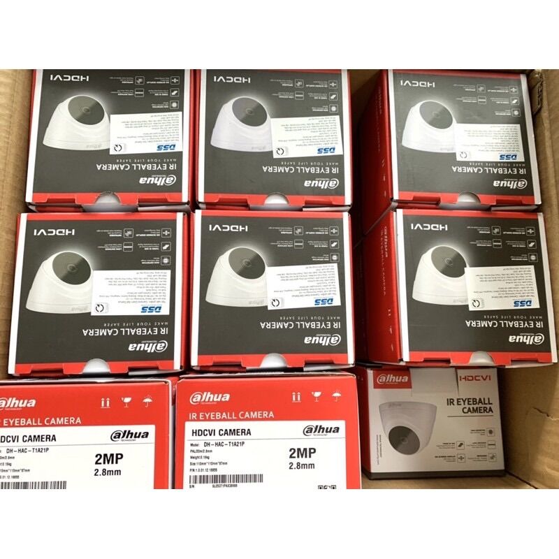 Camera dahua dome 2mp hdcvi-dh-hac-t1a21p - chính hãng