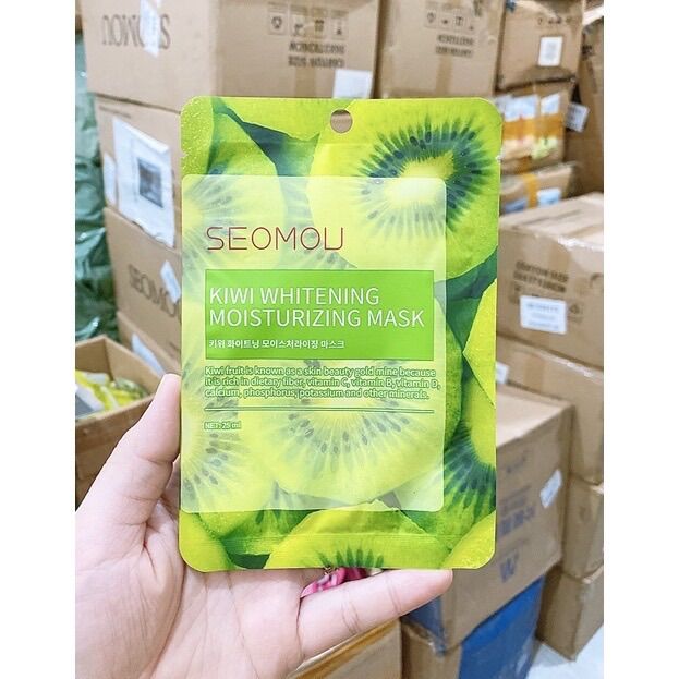Mặt Nạ Trái Cây SEOMOU combo 10 miếng (Hàng Cao Cấp)