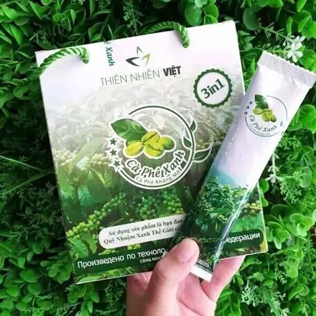 [HCM]Cafe xanh hộp lớn (30 gói )