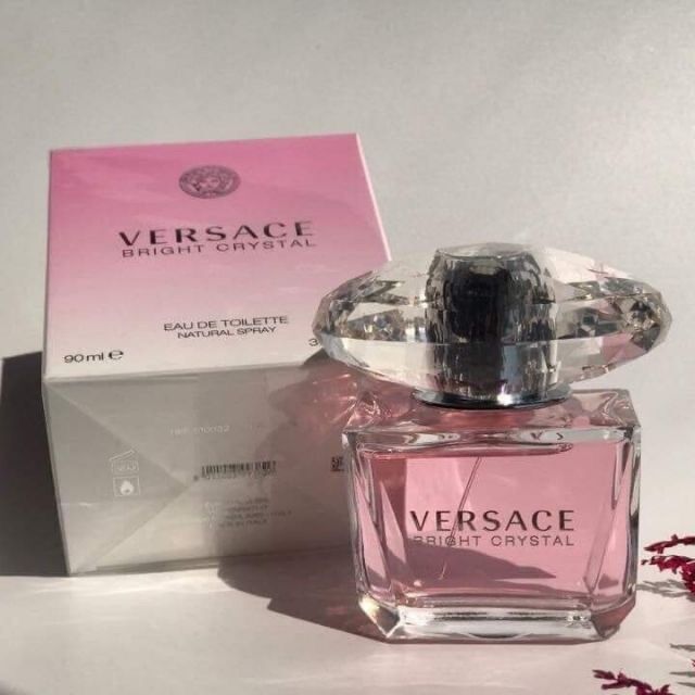 Nước Hoa Nữ Versace Bright Crystal Hồng nhạt 90ml