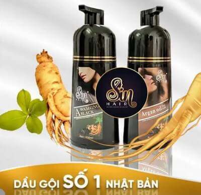 1 Gói dầu gội phủ bạc Sin Hair 30ml (đen)