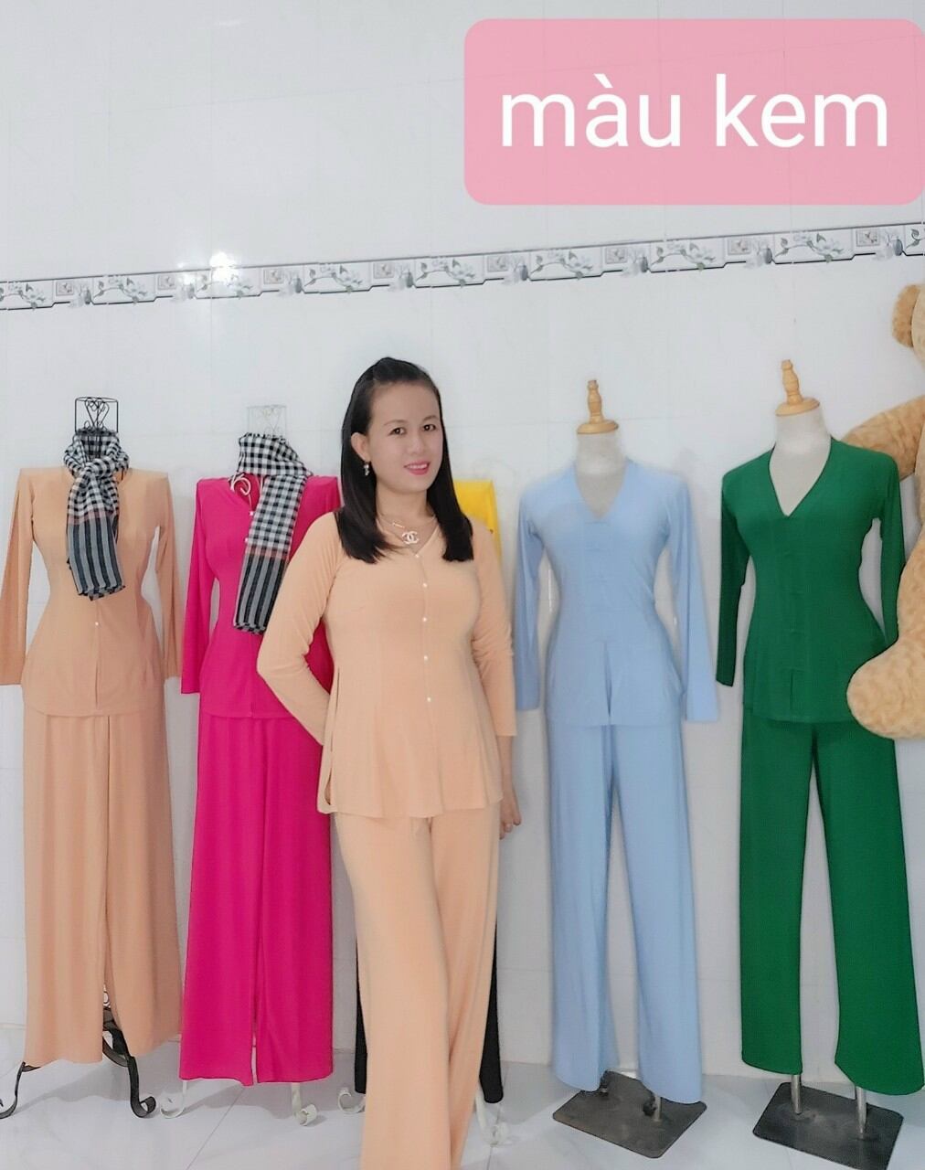 Bộ bà ba trơn