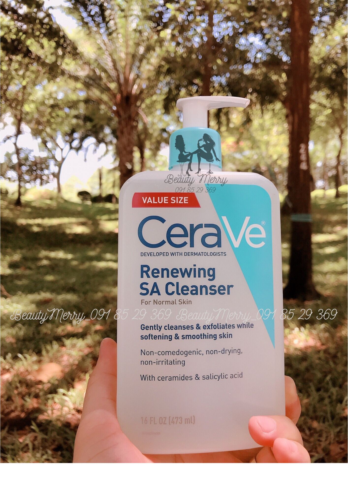 Value Size 473Ml - Sữa Rửa Mặt Cerave Renewing Sa Cleanser_Bill Mỹ