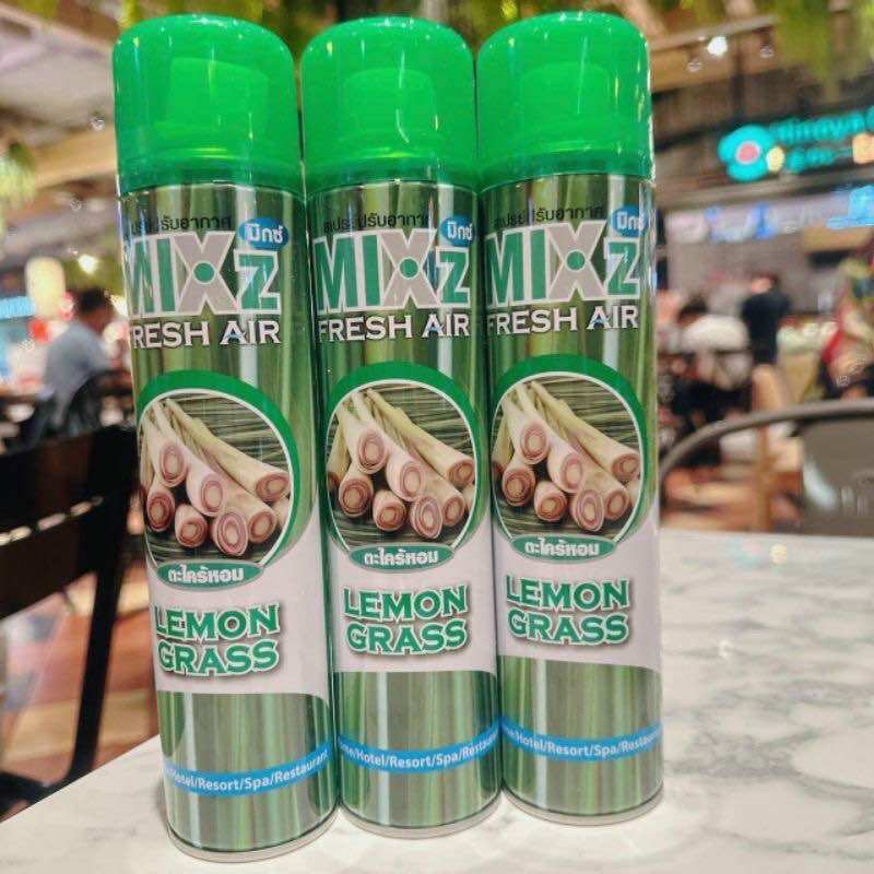 Xịt phòng hương sả chanh MIXz Fresh Air Lemongrass 320ml