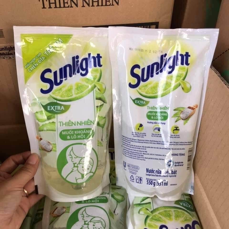 10 túi Nước rửa chén sunlight