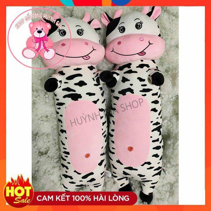 [XẢ KHO]Thú ôm - gối ôm bò sữa cao cấp - kích thước 90cm