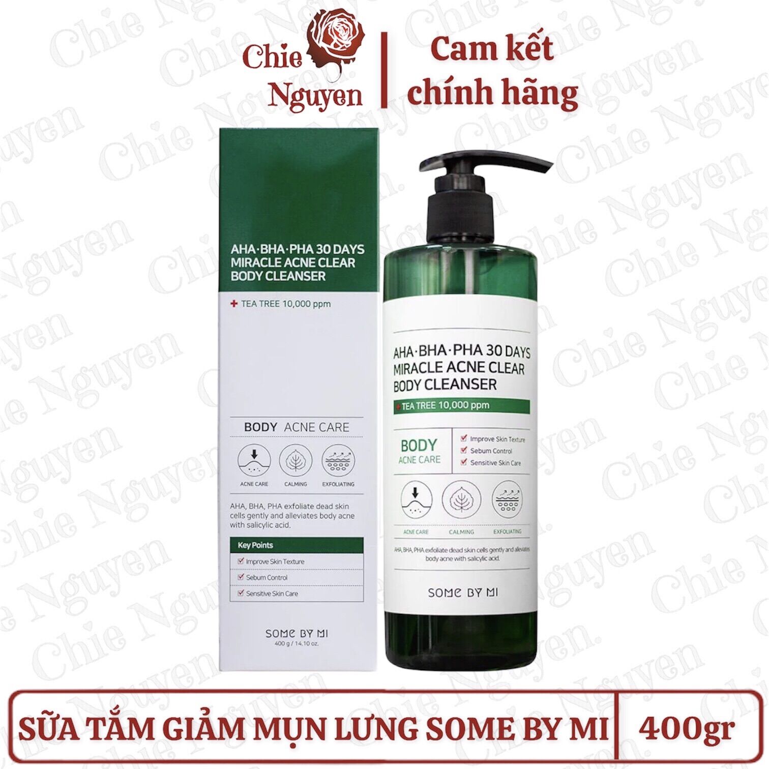 [CHÍNH HÃNG] Sữa tắm giảm mụn lưng SOME BY MI 400gr