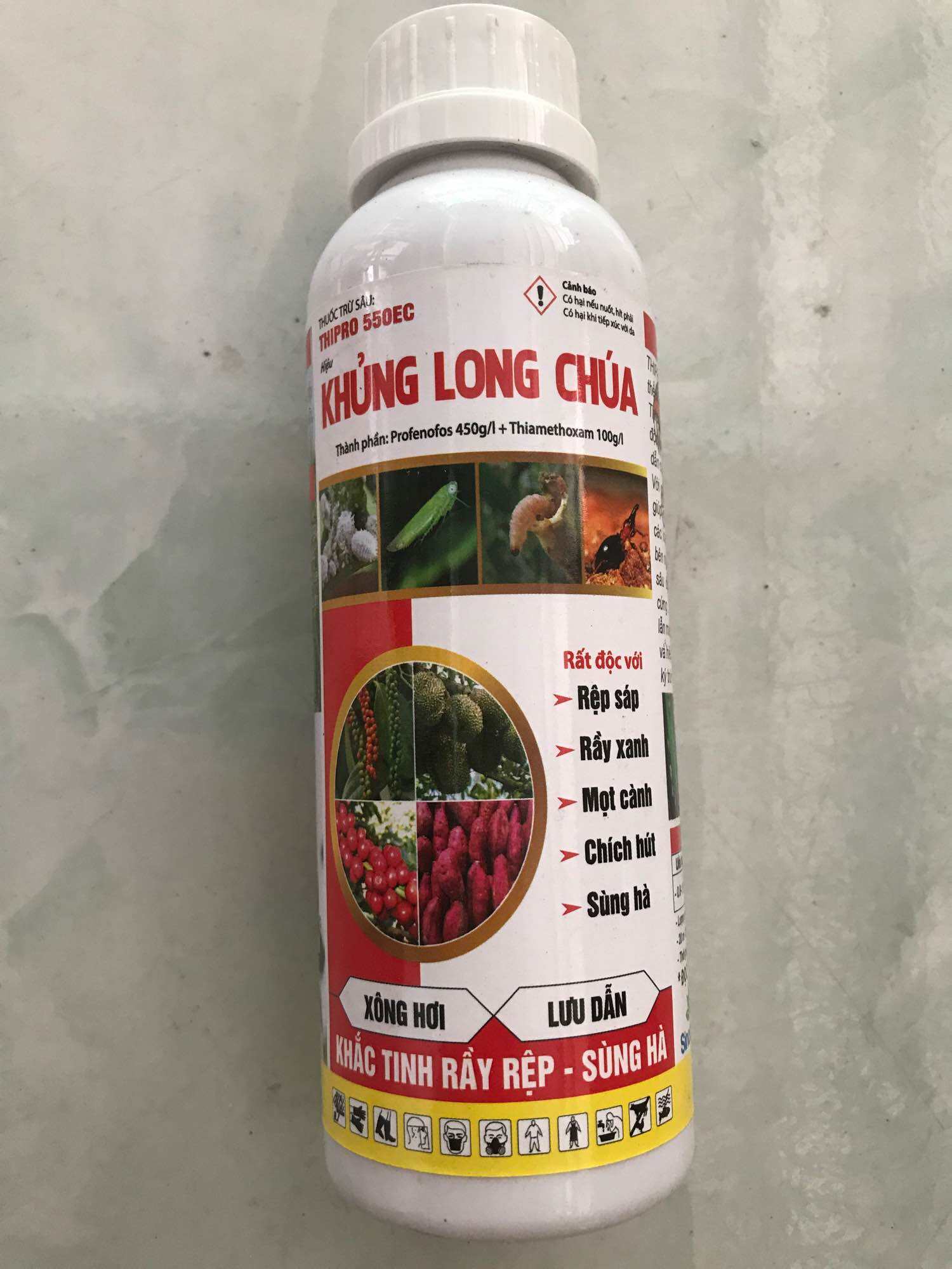 ( Thanh Phúc 64) Thuốc trừ sâu Khủng Long Chúa, thể tích 450ml sử dụng cho các loại sâu, rệp sáp, rầy xanh, mọt cành, sùng hà...