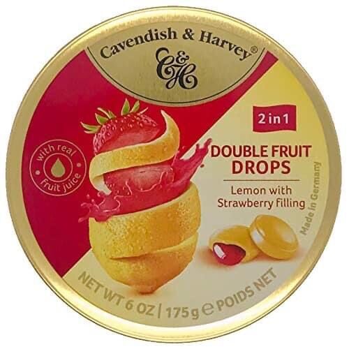 Kẹo Đức hộp thiếc Mixed Fruit Drops 175g