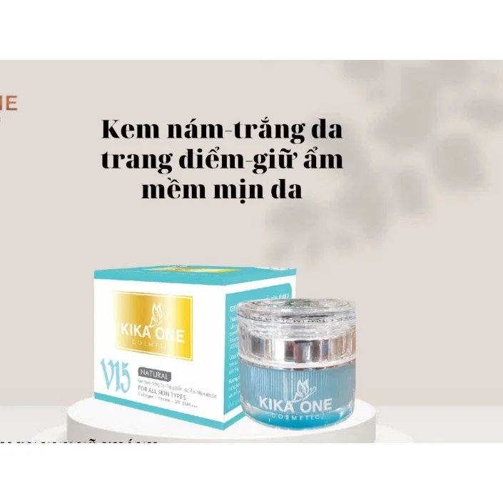 KEM KIKA ONE NÁM - TRẮNG DA - TRANG ĐIỂM - GIỮ ẨM - MỀM MỊN DA 16G