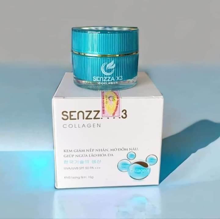 Kem face senzza x3 collagen