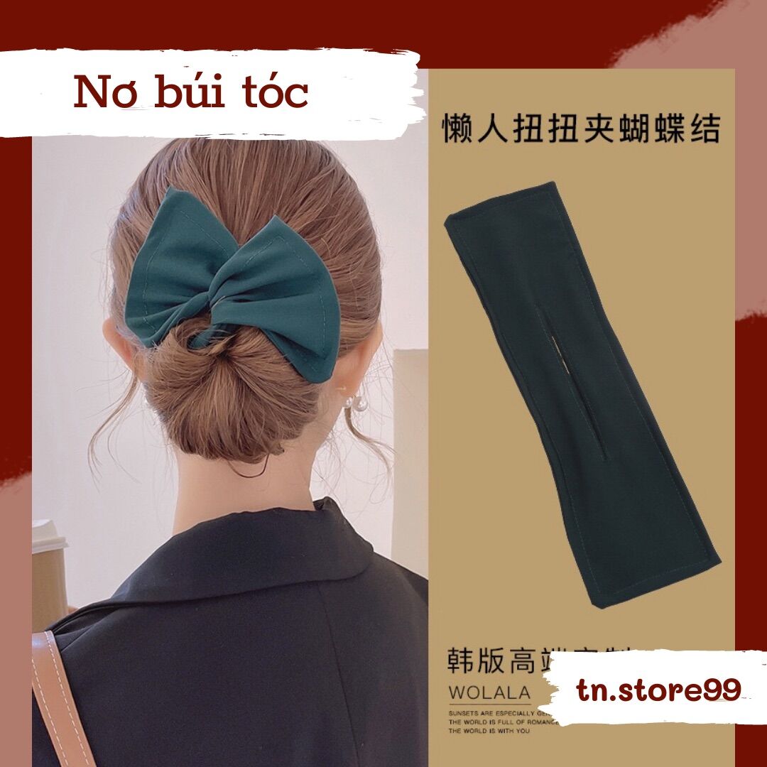 NƠ VẢI BÚI TÓC QUẤN KẼM
