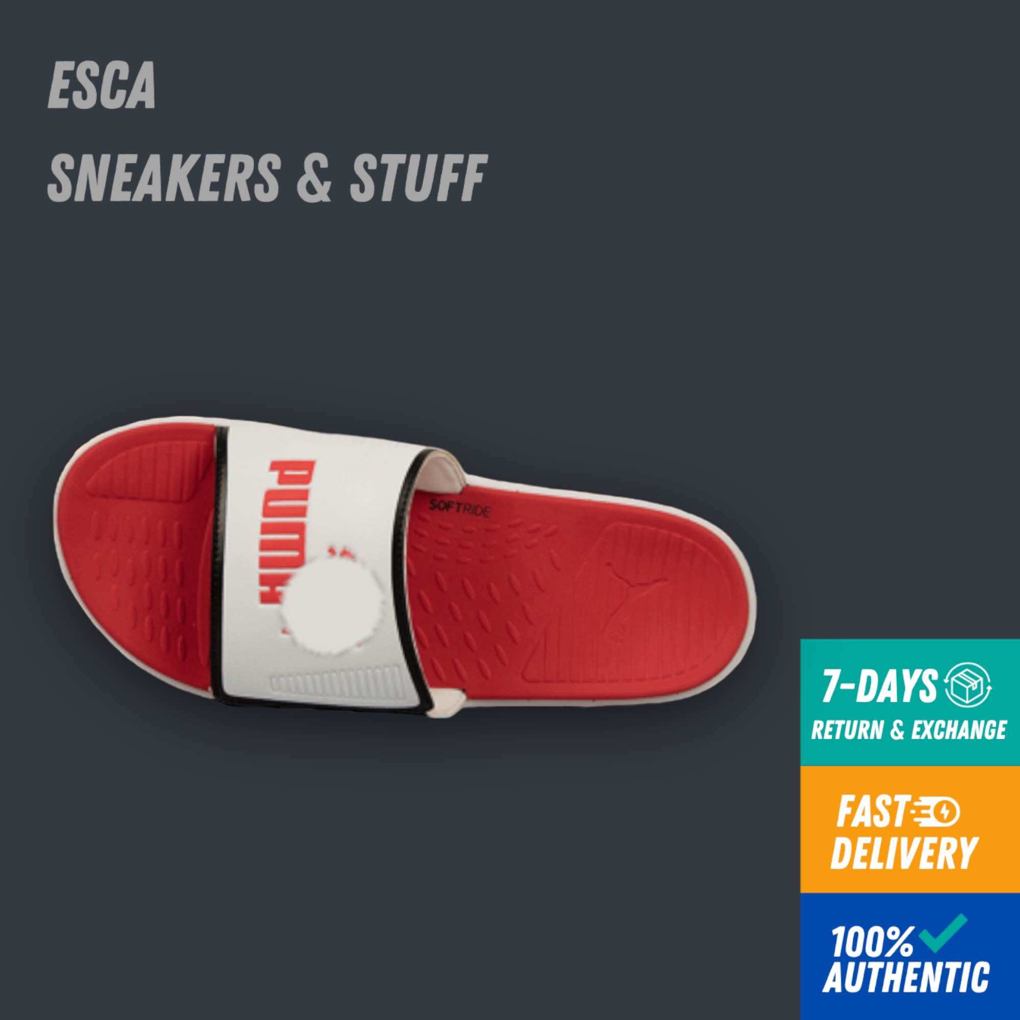 [CHÍNH HÃNG] DÉP PUMA SOFTRIDE HIGH RISK RED -382111 13