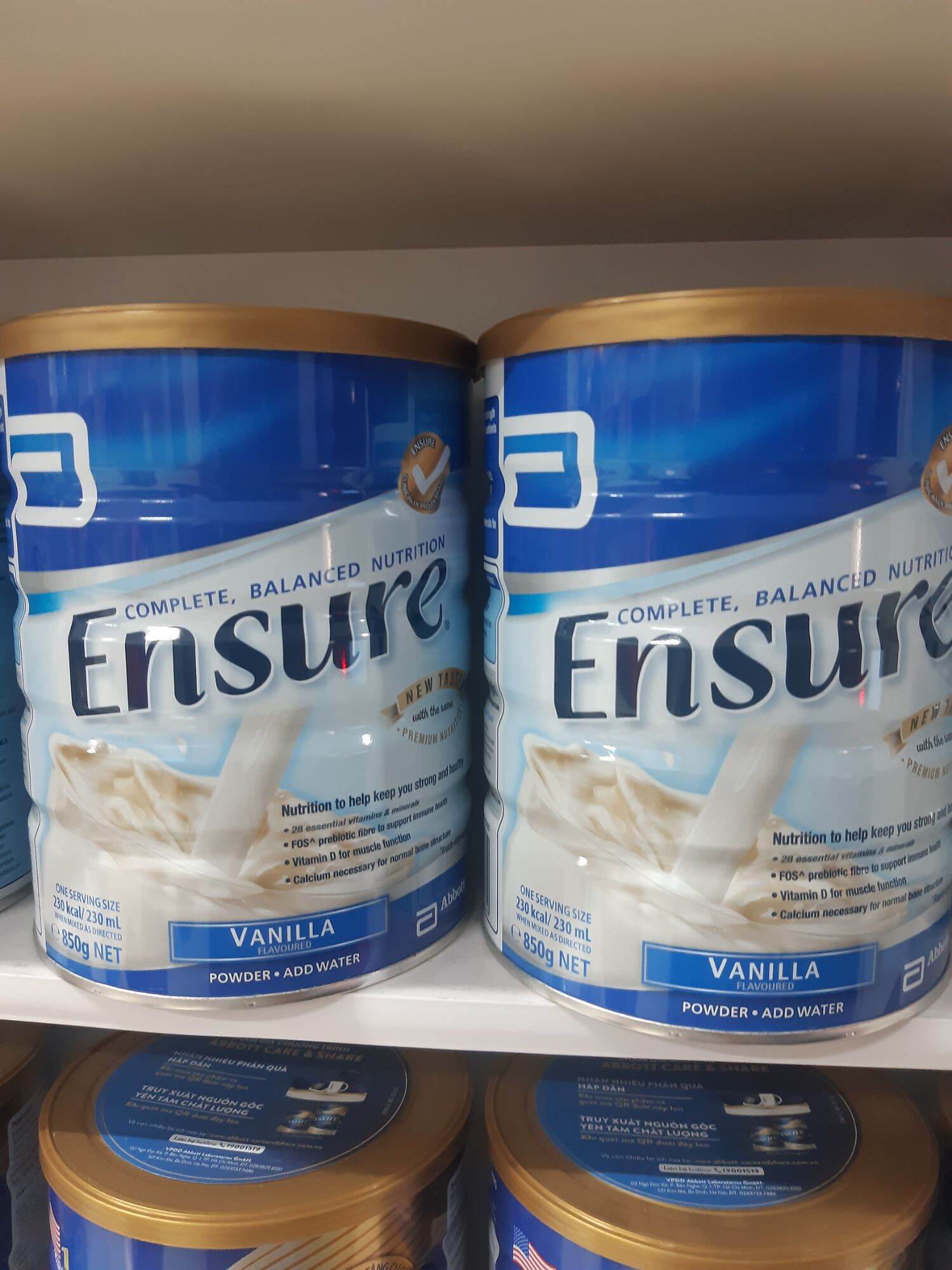 sữa bột Ensure 850g