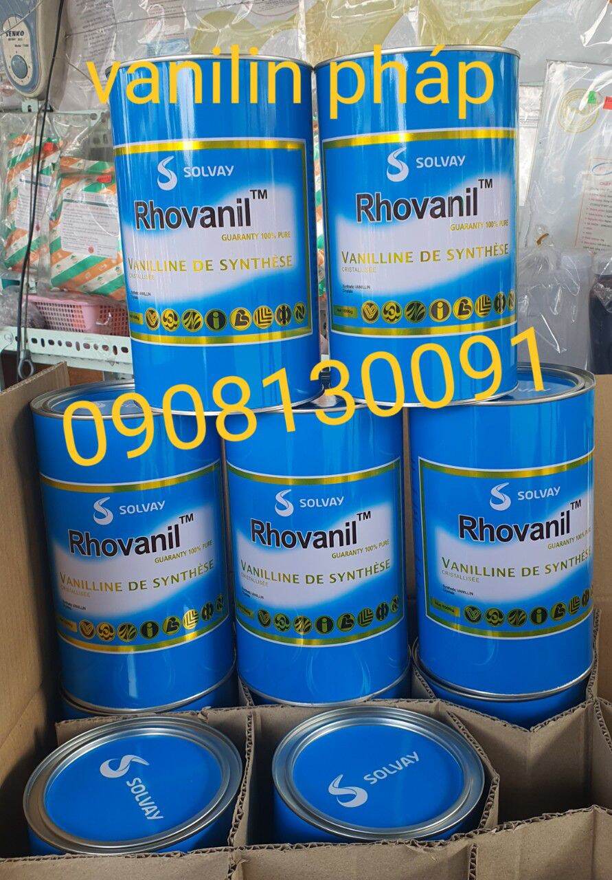 HƯƠNG VANILIN DẠNG BỘT (PHÁP) GÓI 50GRAM (GÓI DÙNG THỬ)