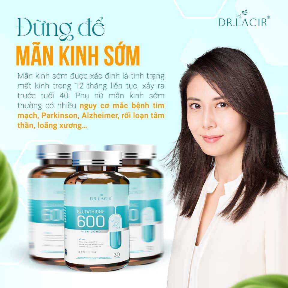 VIÊN UỐNG GLUTATHION 600